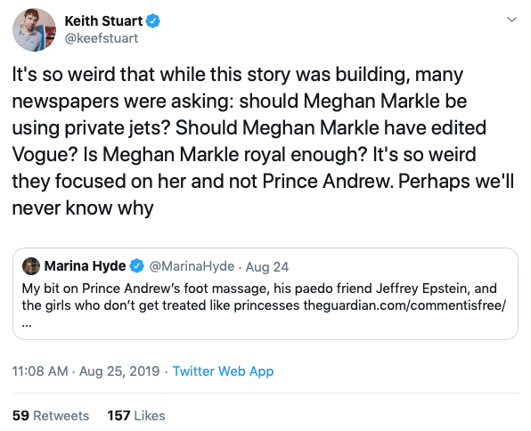 British Media Attack Meghan Markle To Deflect From Prince Andrew Scandal