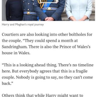 Royals make plan for vunerable Harry and Meghan