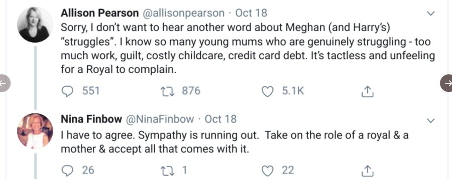 Nina Finbow Allison Pearson attack Meghan