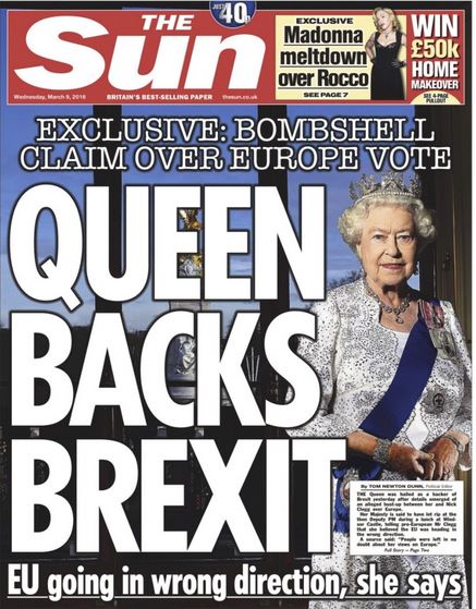 Queen Supports Brexit